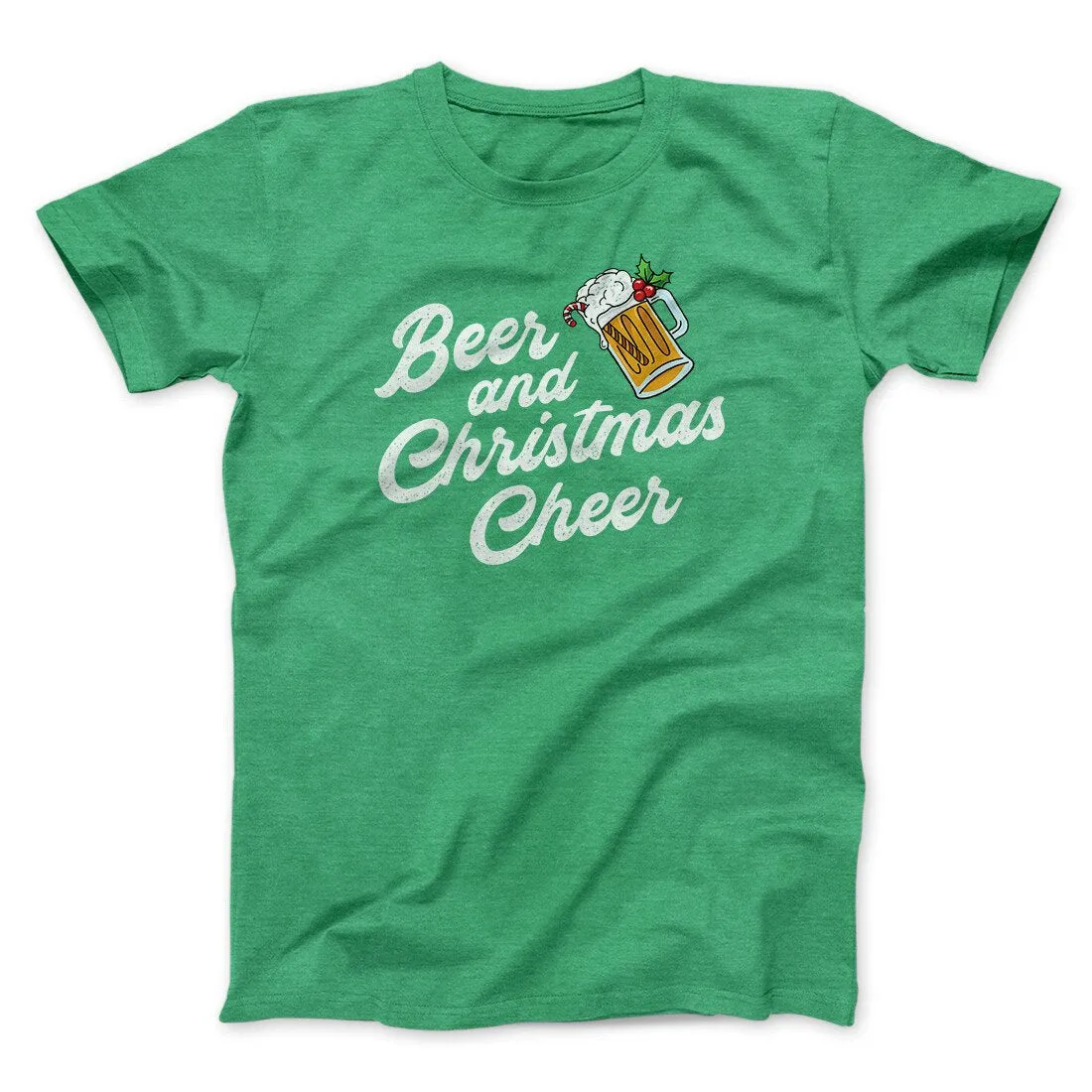 Beer And Christmas Cheer Men/Unisex T-Shirt