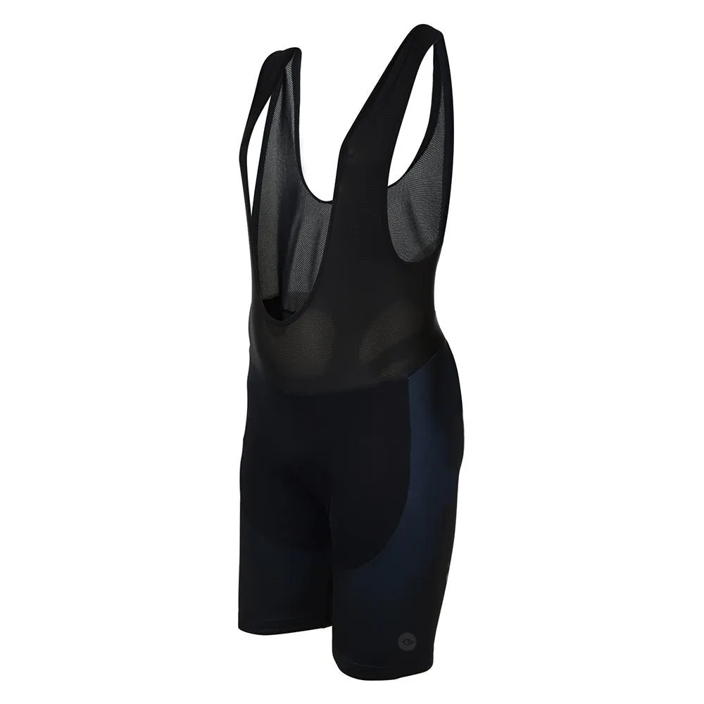 Big and Tall Mens Black Padded Cycling Bib Shorts