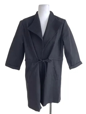 Black Mid Sleeves Norfolk Jacket