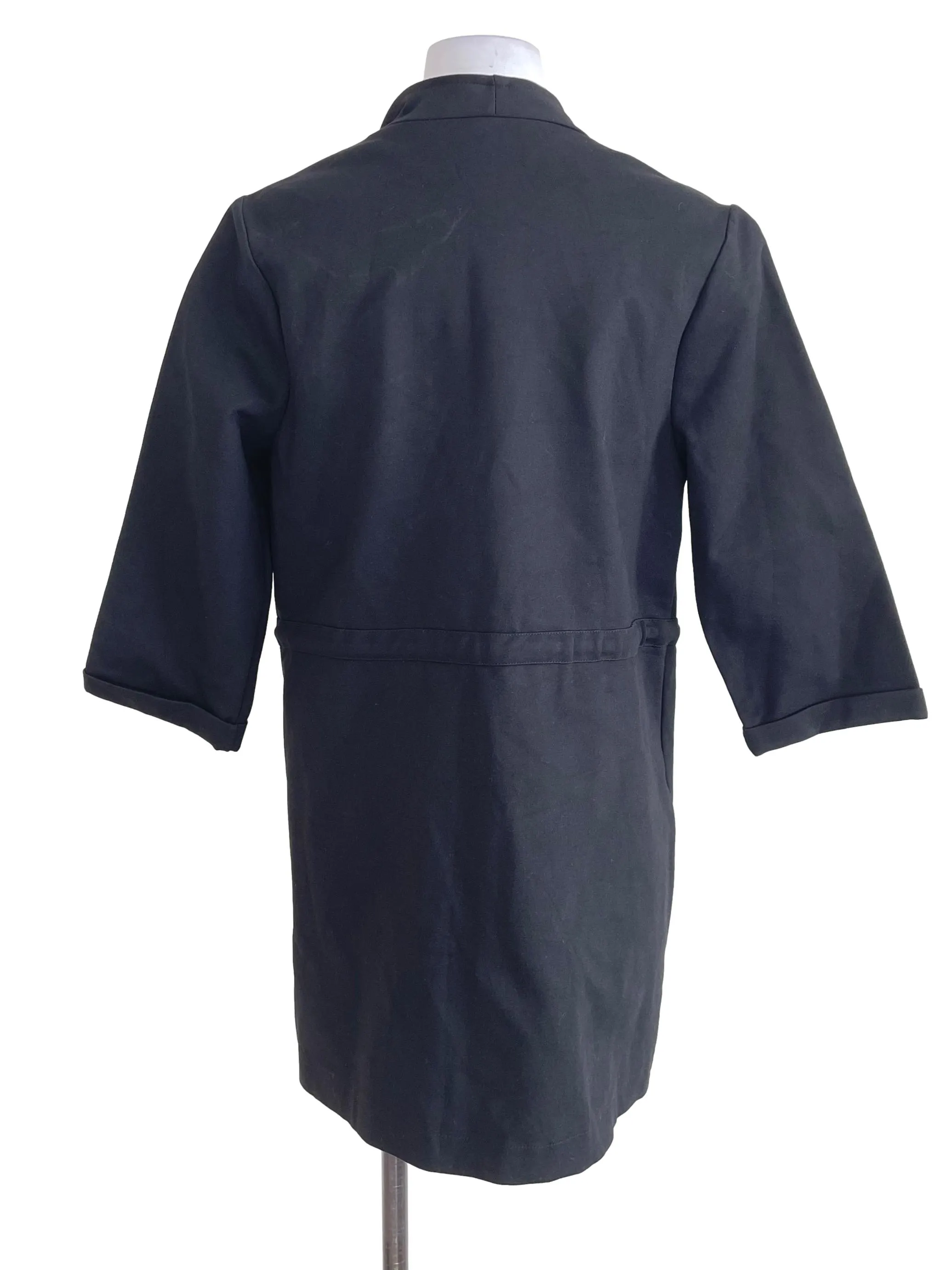 Black Mid Sleeves Norfolk Jacket