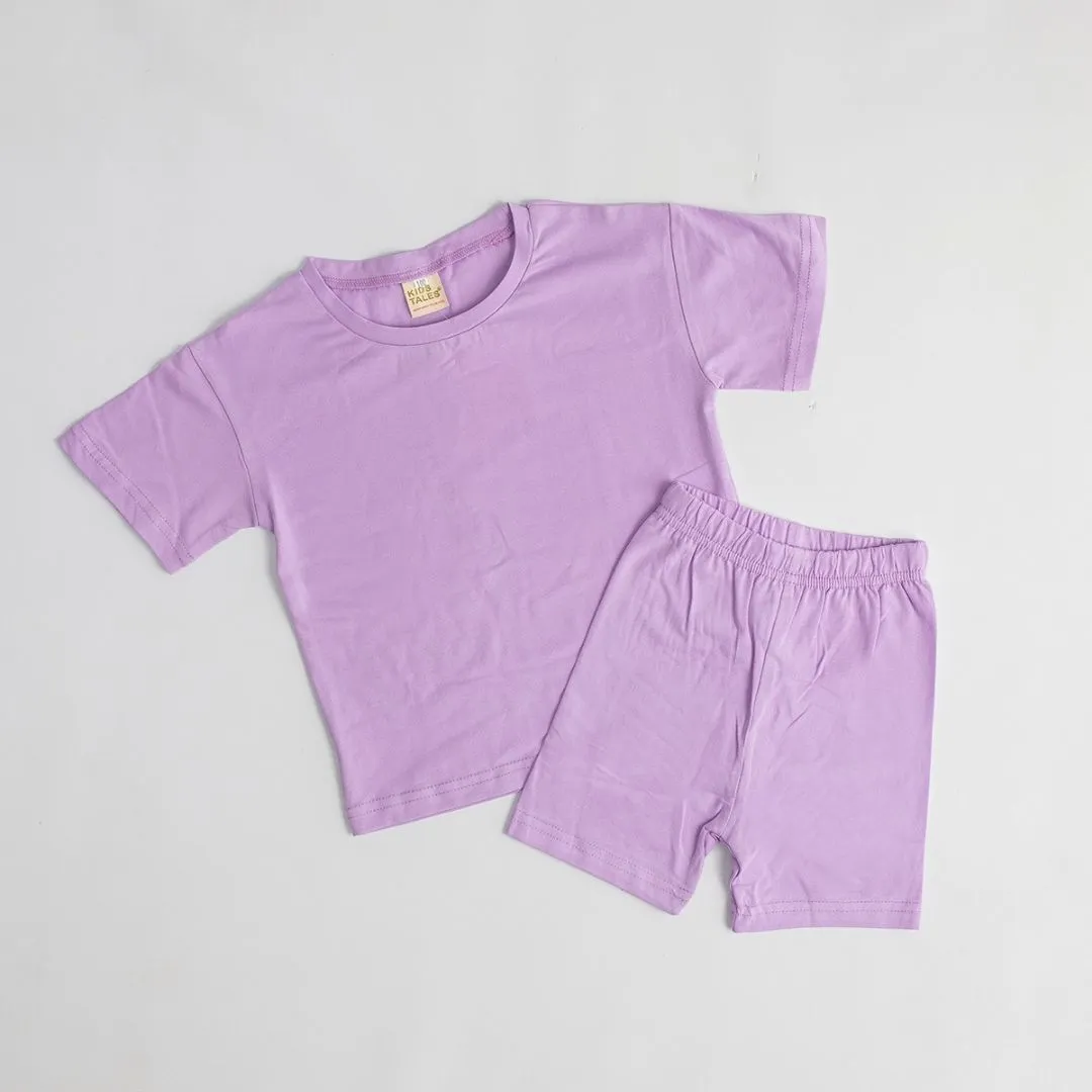 Blank Kids Tales Kids Cycling Shorts and Tee Sets - Digital Images