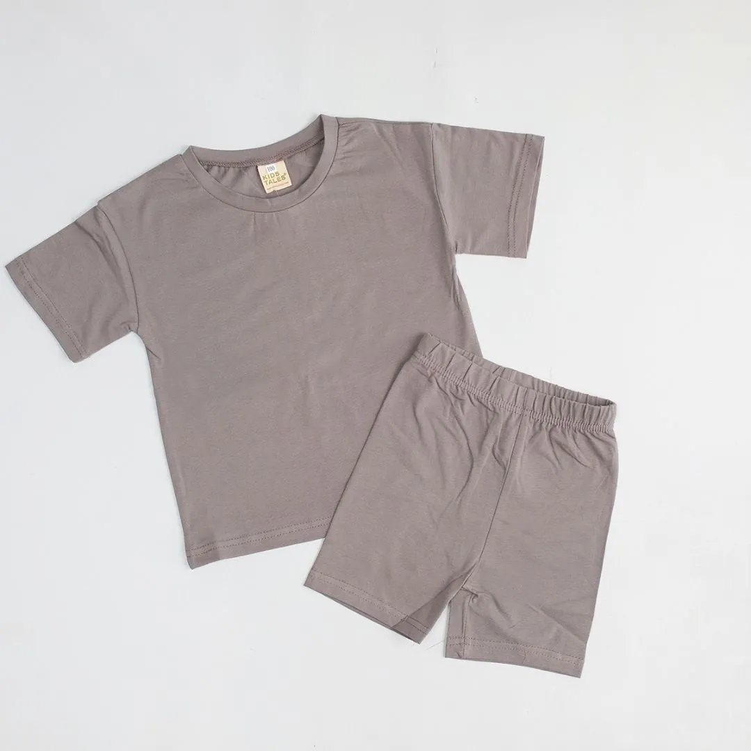 Blank Kids Tales Kids Cycling Shorts and Tee Sets - Digital Images