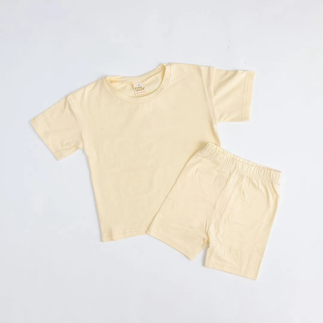 Blank Kids Tales Kids Cycling Shorts and Tee Sets - Digital Images
