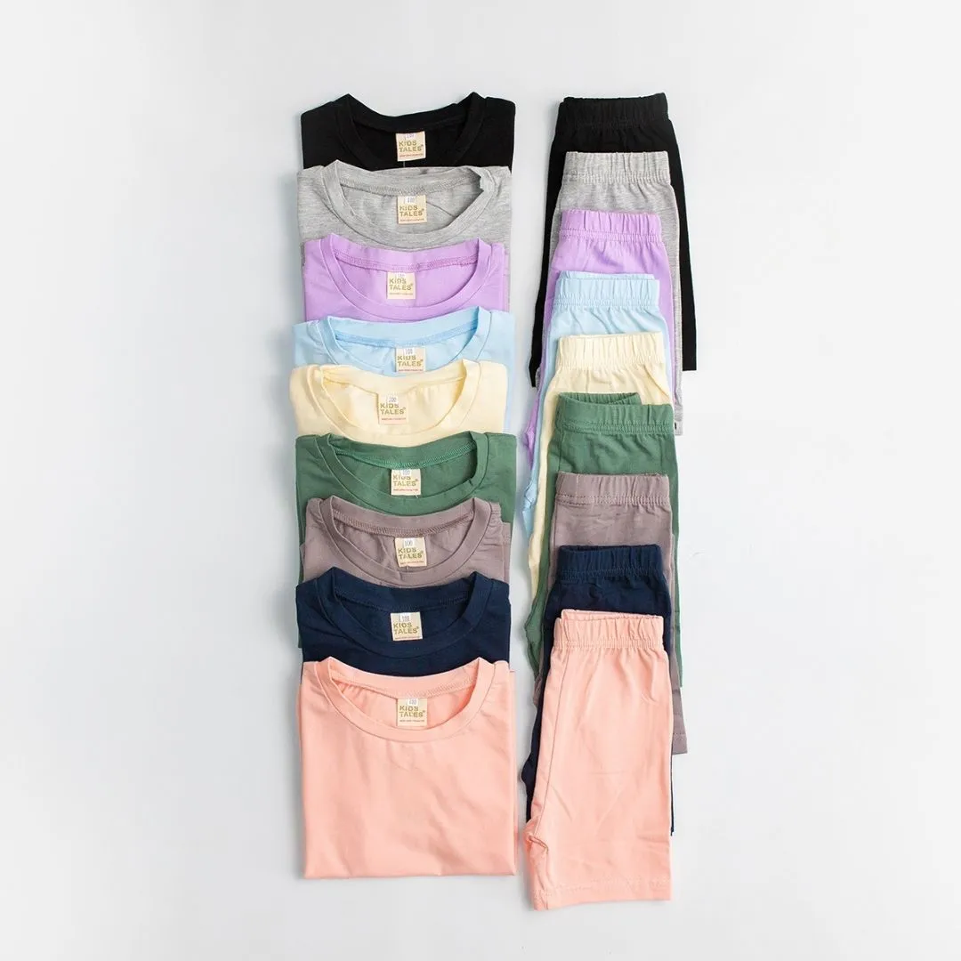 Blank Kids Tales Kids Cycling Shorts and Tee Sets - Digital Images