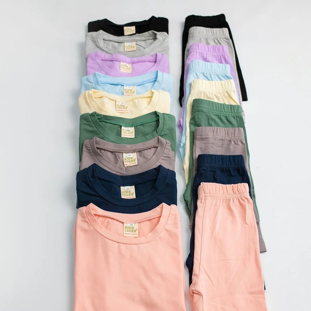 Blank Kids Tales Kids Cycling Shorts and Tee Sets - Digital Images