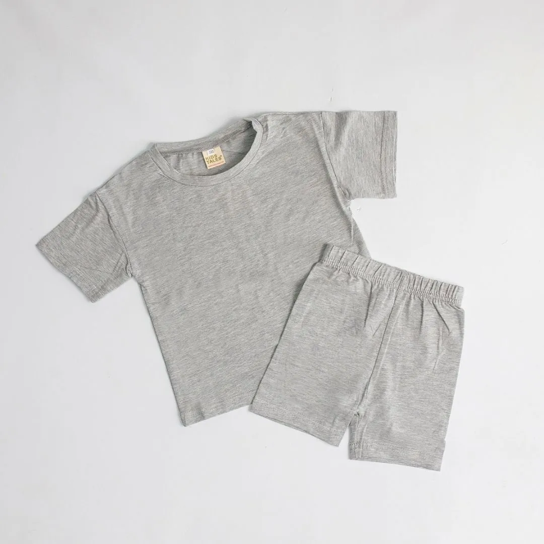 Blank Kids Tales Kids Cycling Shorts and Tee Sets - Digital Images