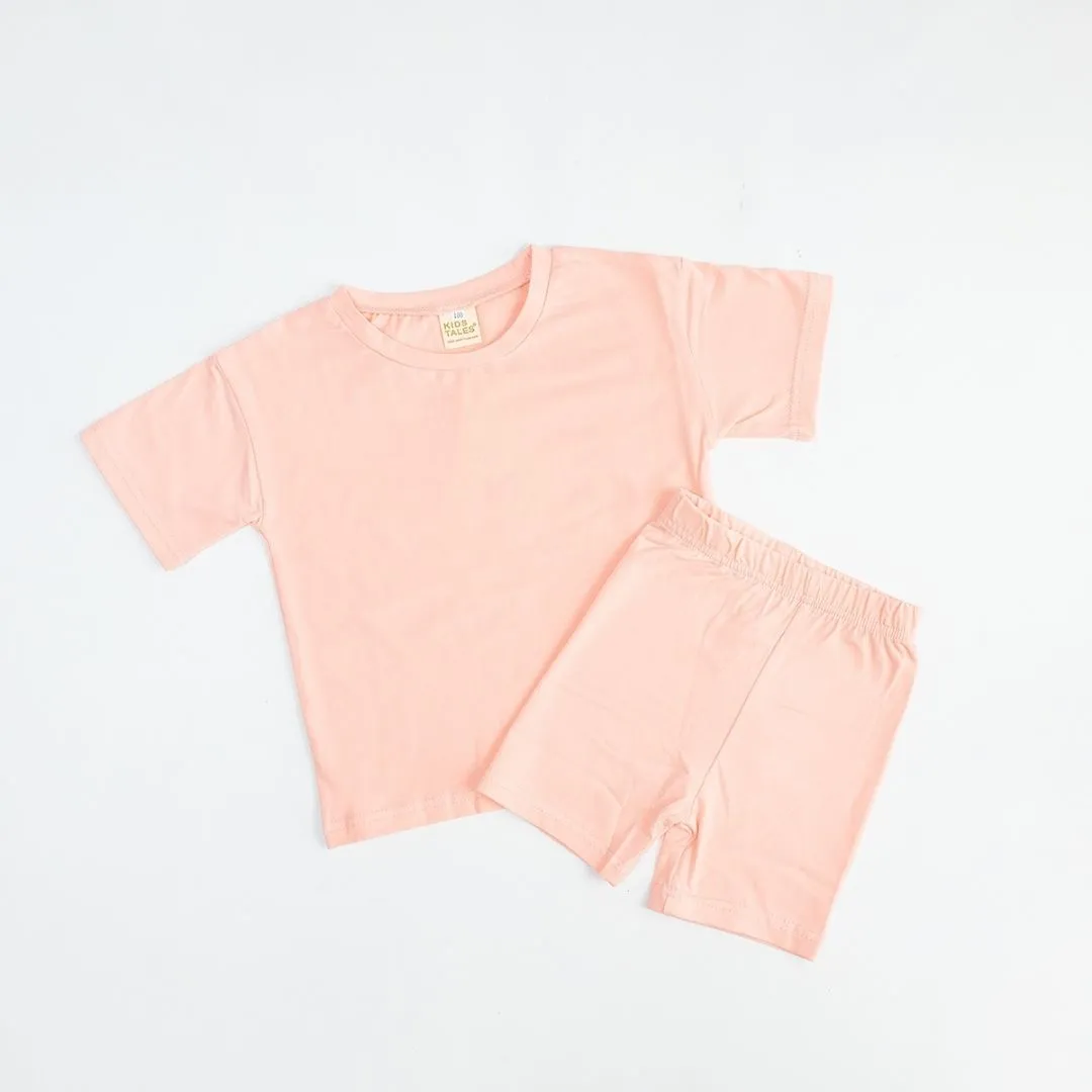 Blank Kids Tales Kids Cycling Shorts and Tee Sets - Digital Images