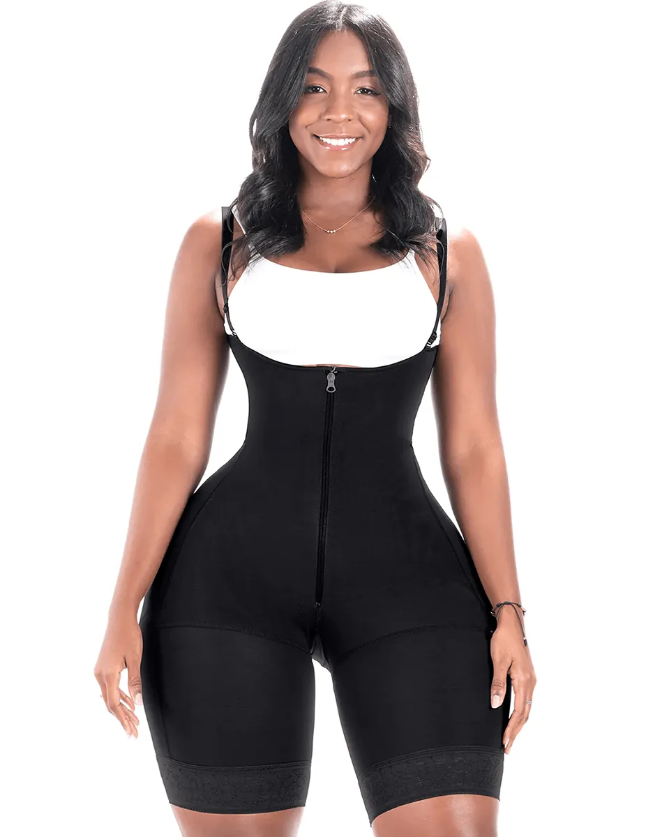 Bling Shapers Colombian Faja For Curvy Women with Wide Hips - 4 Hook Closure