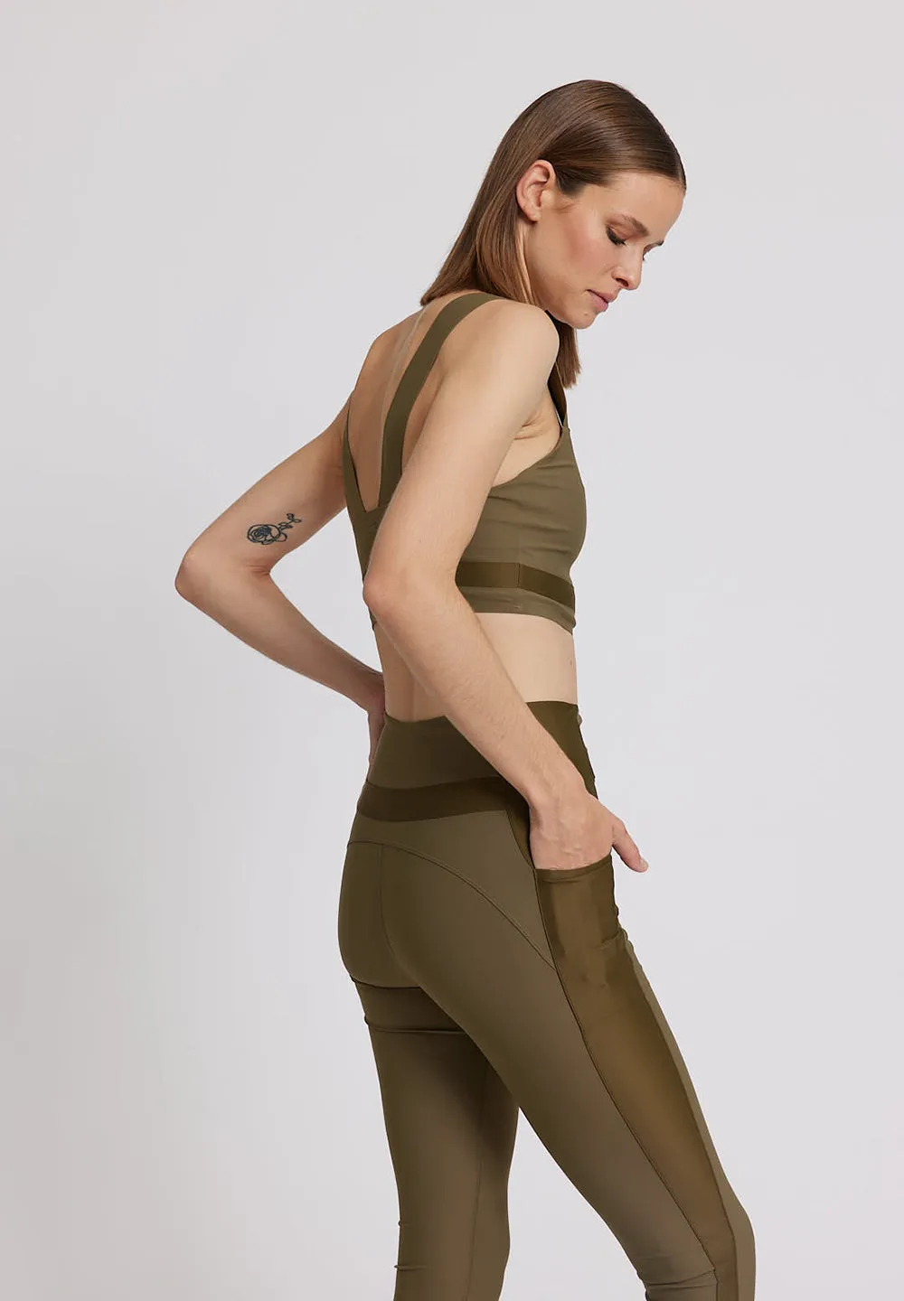 Blocked Tights Bibis 9/10 - capers
