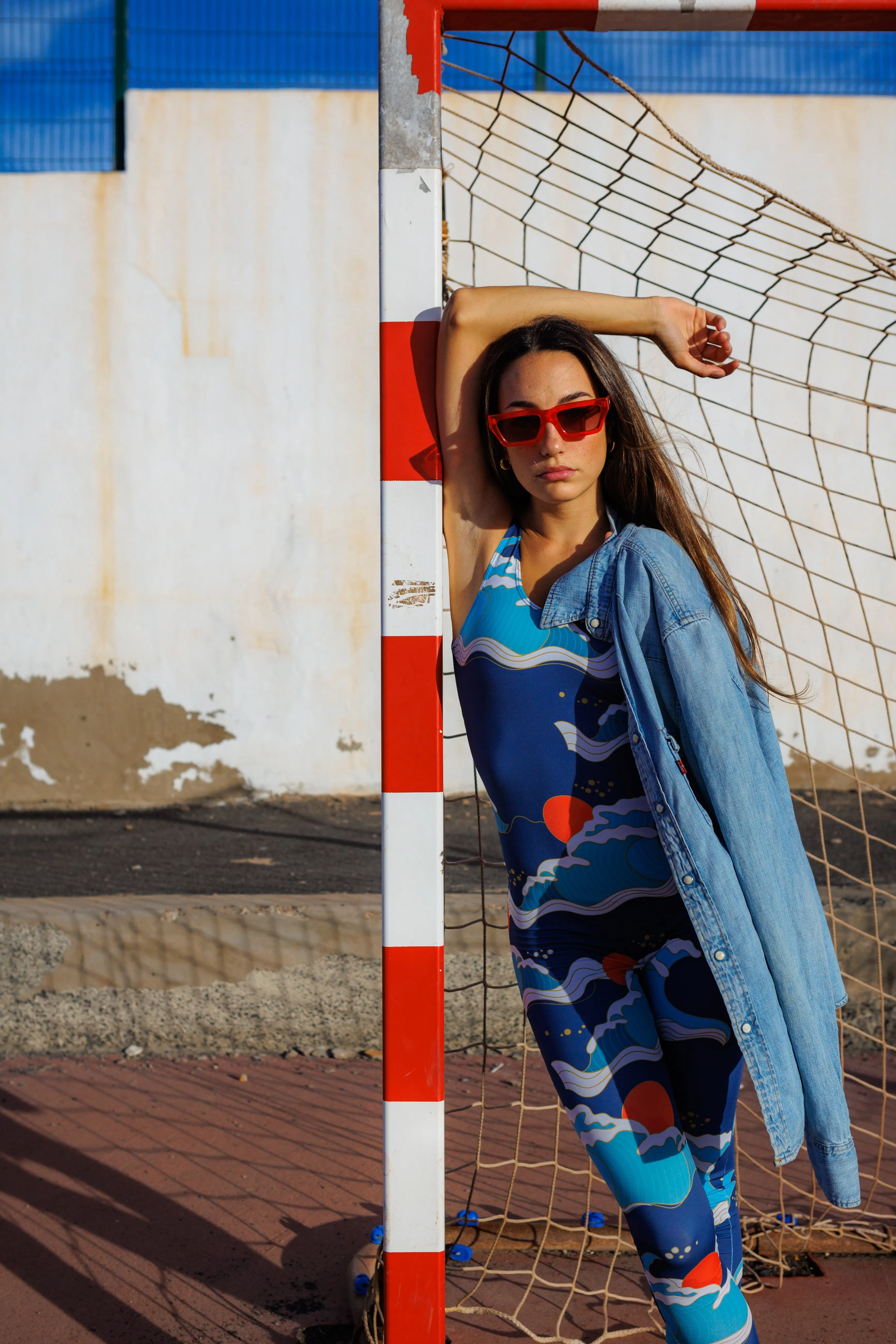 BLUE WAVE JUMPSUIT