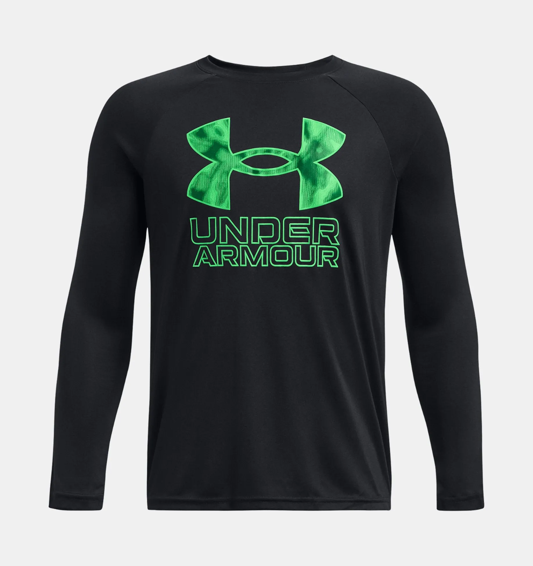 Boys' UA Tech Hybrid Print Fill Long Sleeve