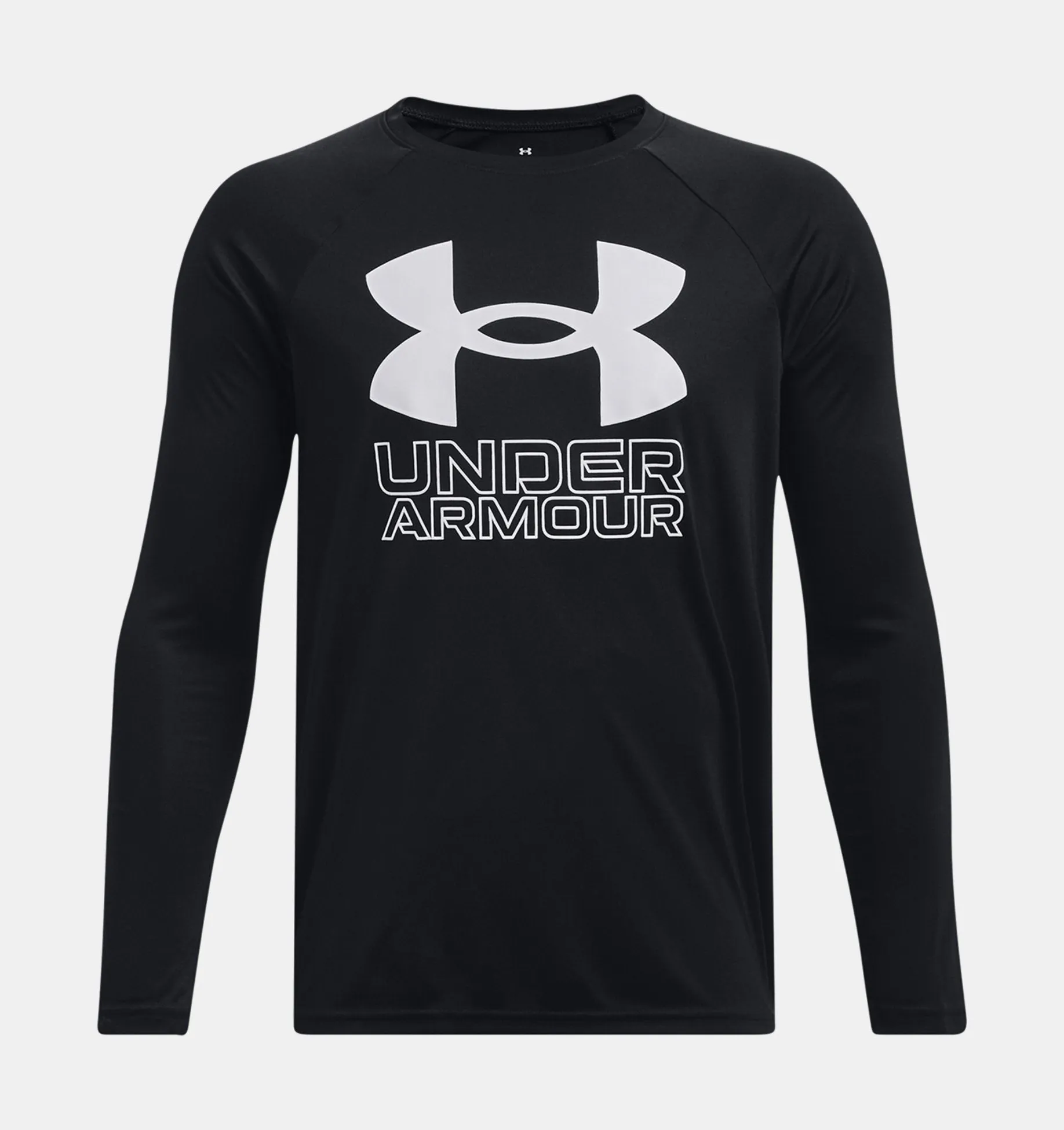 Boys' UA Tech Hybrid Print Fill Long Sleeve