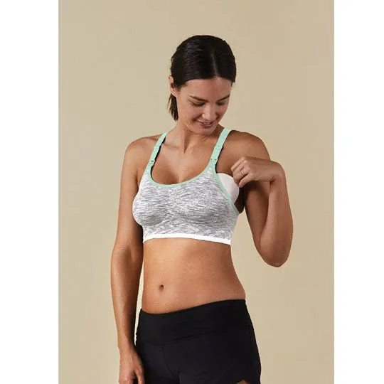 Bravado Body Silk Seamless Rhythm - White Grey Spacedye (4 Sizes)