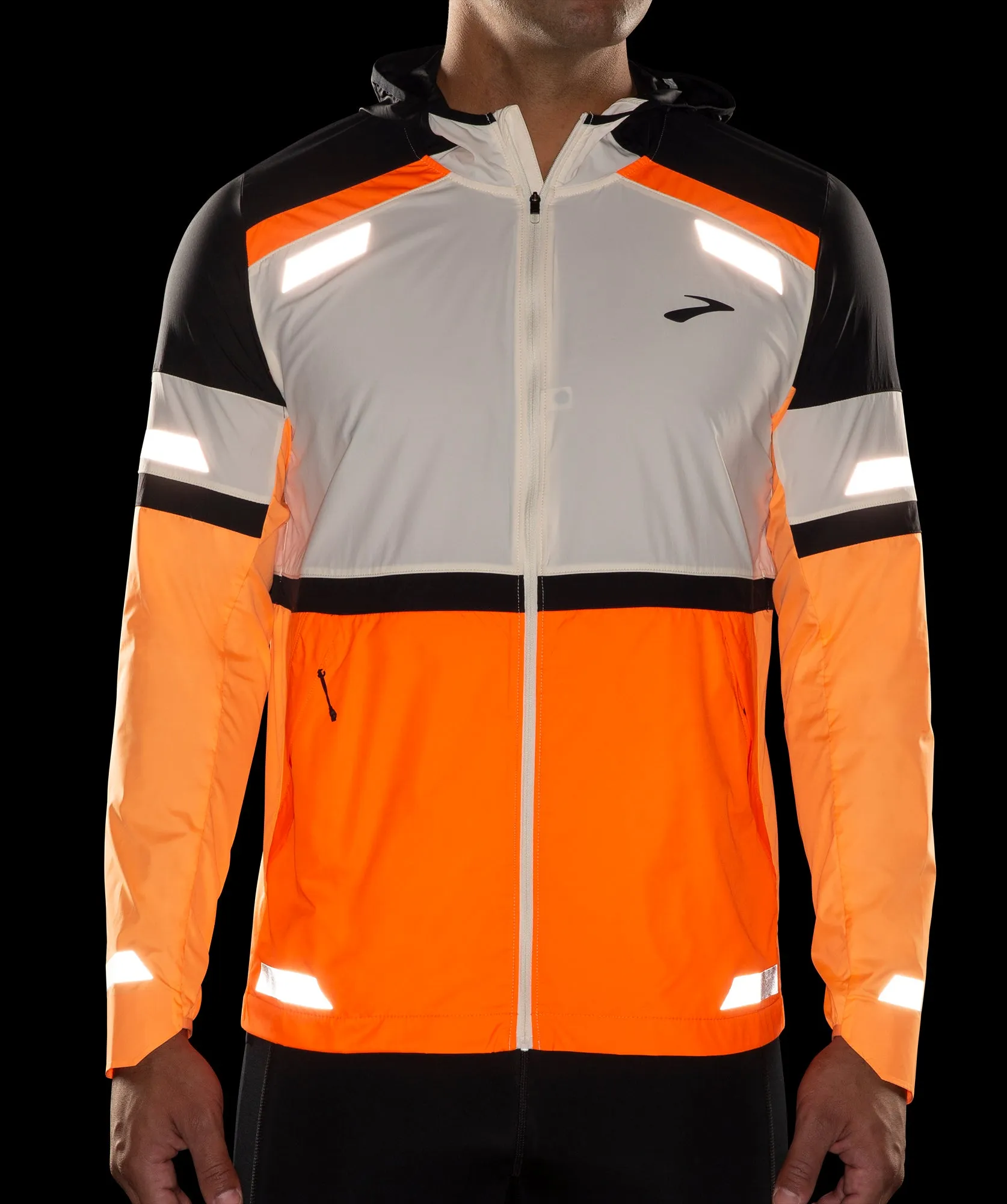 Brooks Run Visible 2.0 Mens Running Jacket - Grey