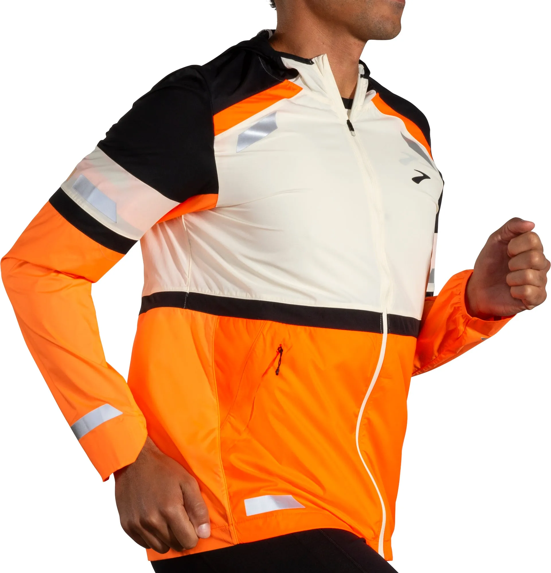 Brooks Run Visible 2.0 Mens Running Jacket - Grey