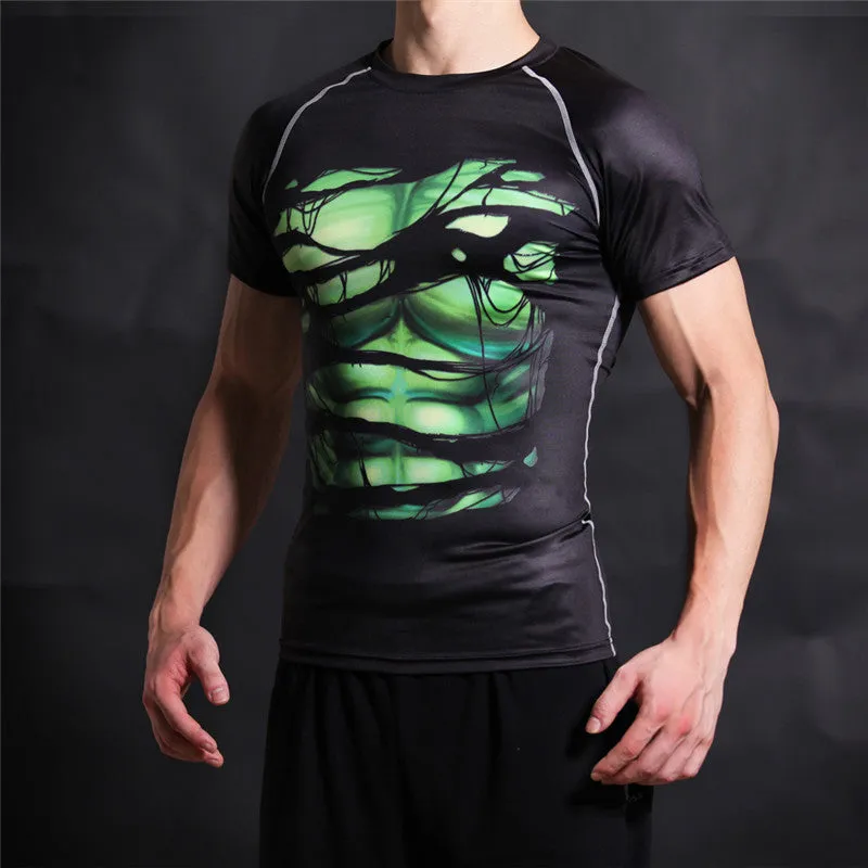 BRUCE BANNER Compression T-shirt (Black)