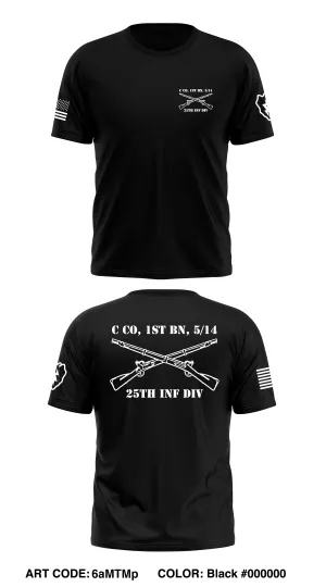 C co, 1st BN, 5/14 25th inf div Store 1 Core Men's SS Performance Tee - 6aMTMp