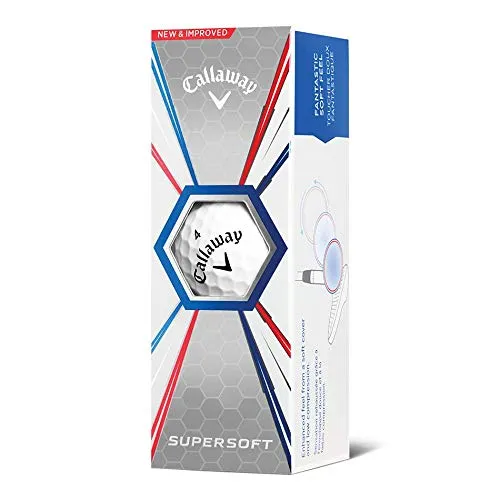 Callaway Golf Supersoft Golf Balls, (One Dozen), White