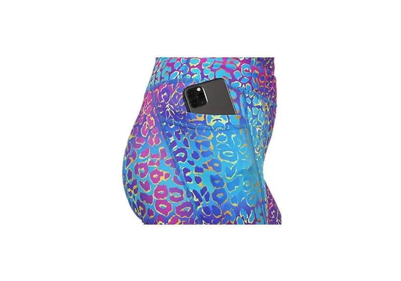 Capri Azure leggings with pockets