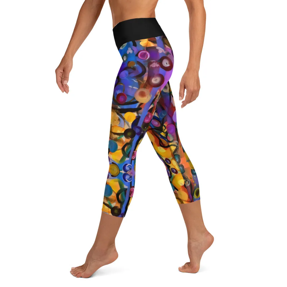 Capri Leggings "Breeze Bright" by Whimsy Fit