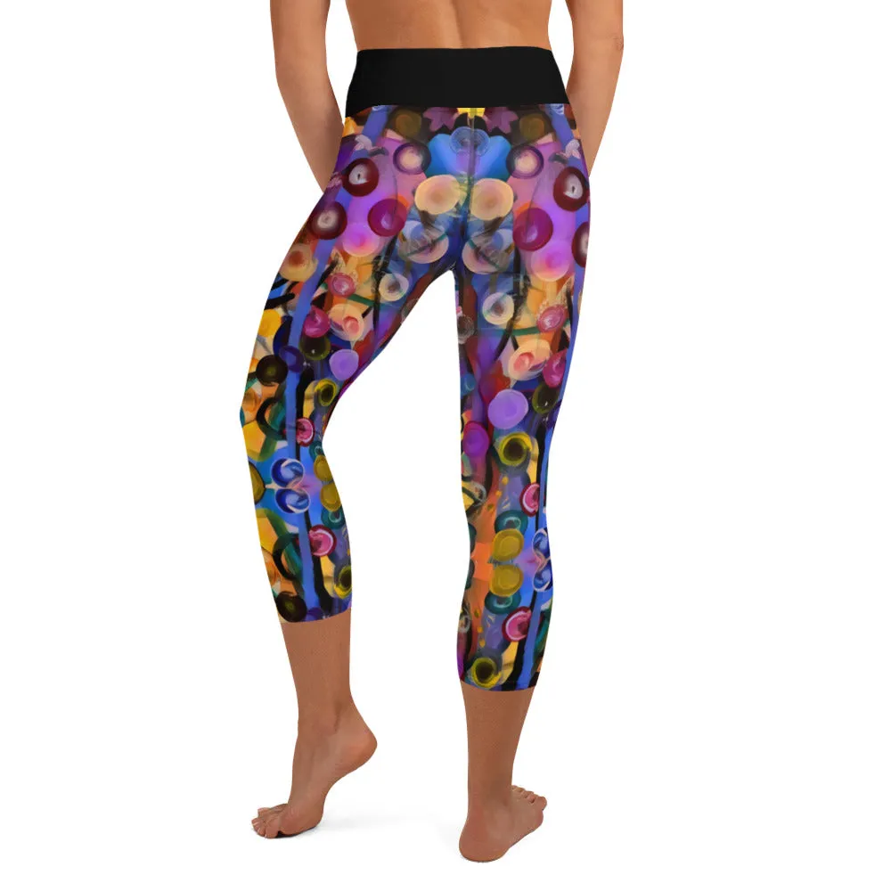 Capri Leggings "Breeze Bright" by Whimsy Fit