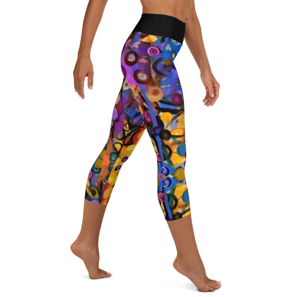 Capri Leggings "Breeze Bright" by Whimsy Fit