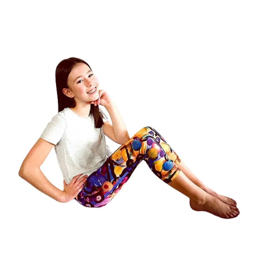 Capri Leggings "Breeze Bright" by Whimsy Fit