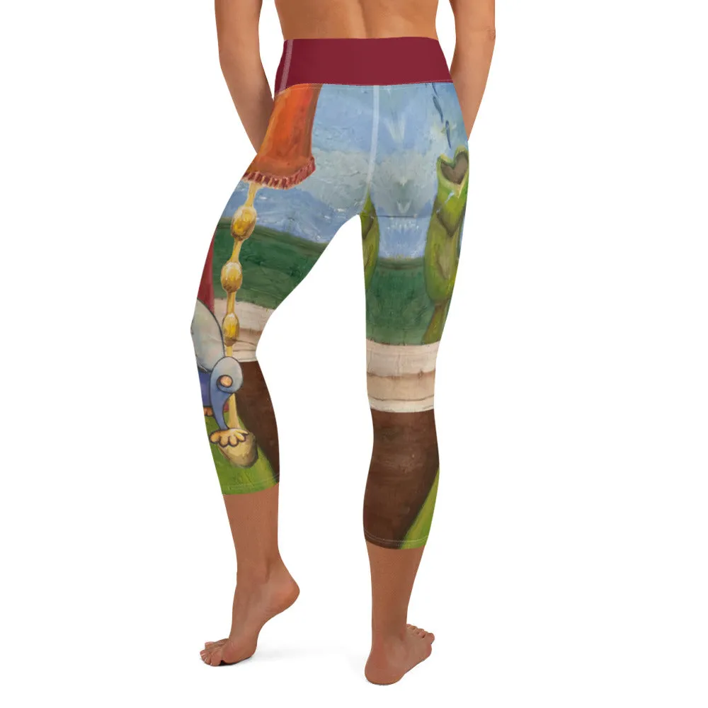 Capri Leggings "Waiting for Mom"