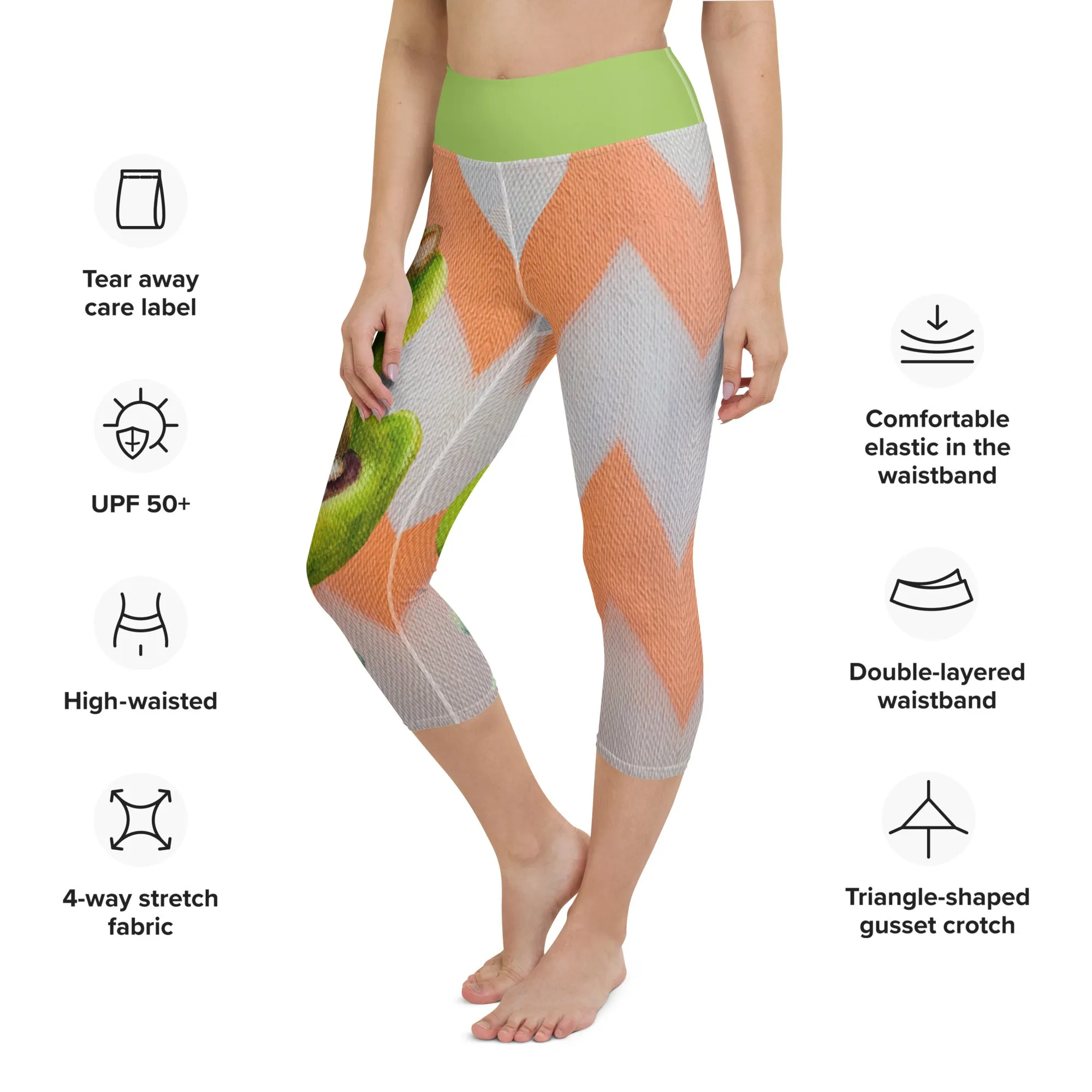 Capri Leggings with Corgi