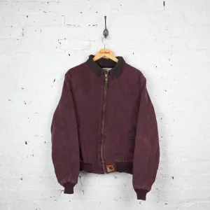 Carhartt Work Jacket - Maroon - M