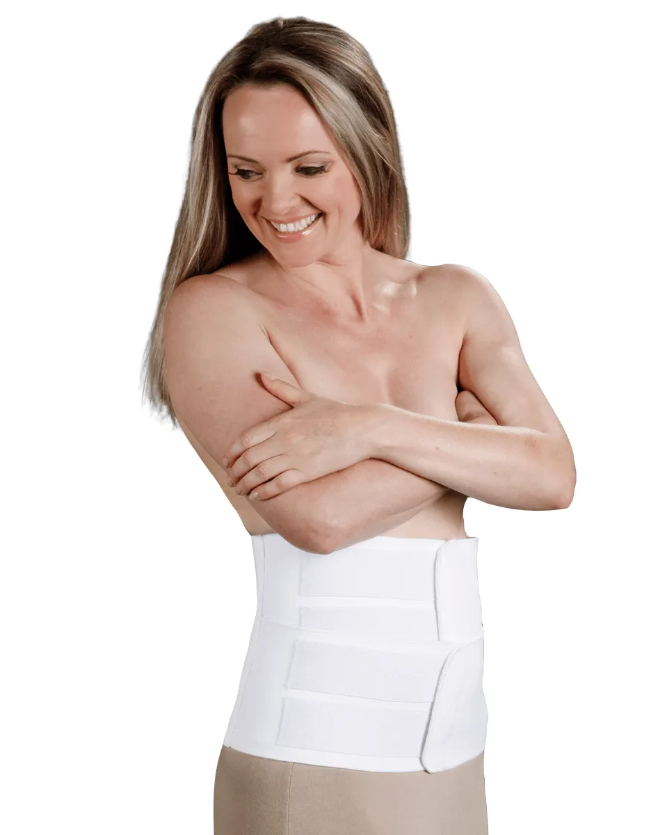 Caromed Unisex 12" Multi-Flap Waistbinder White