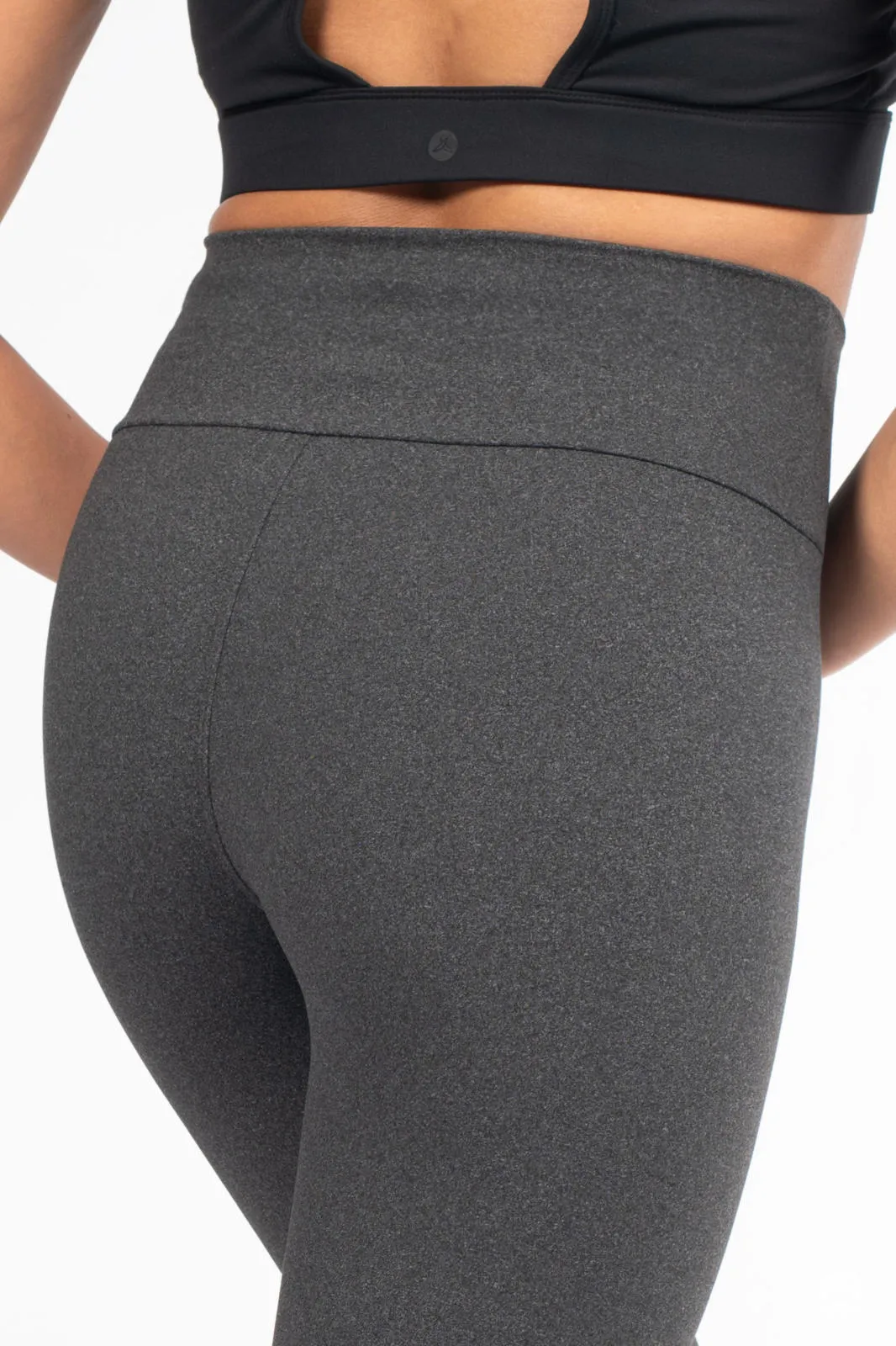Charcoal Fade High-Waisted Leggings