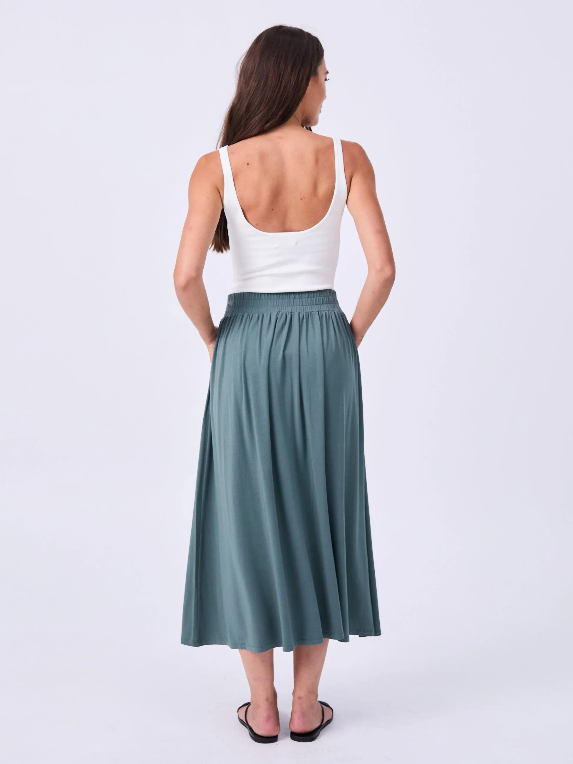 Circle Skirt - Sage