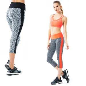 Color Block Active Capri Leggings - Assorted Colors