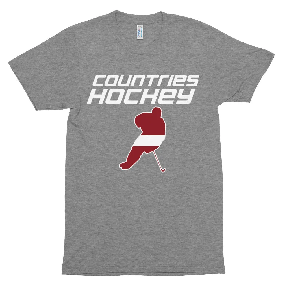 Compression Hockey T-shirt (unisex) | by Countries Hockey | Latvia Hockey