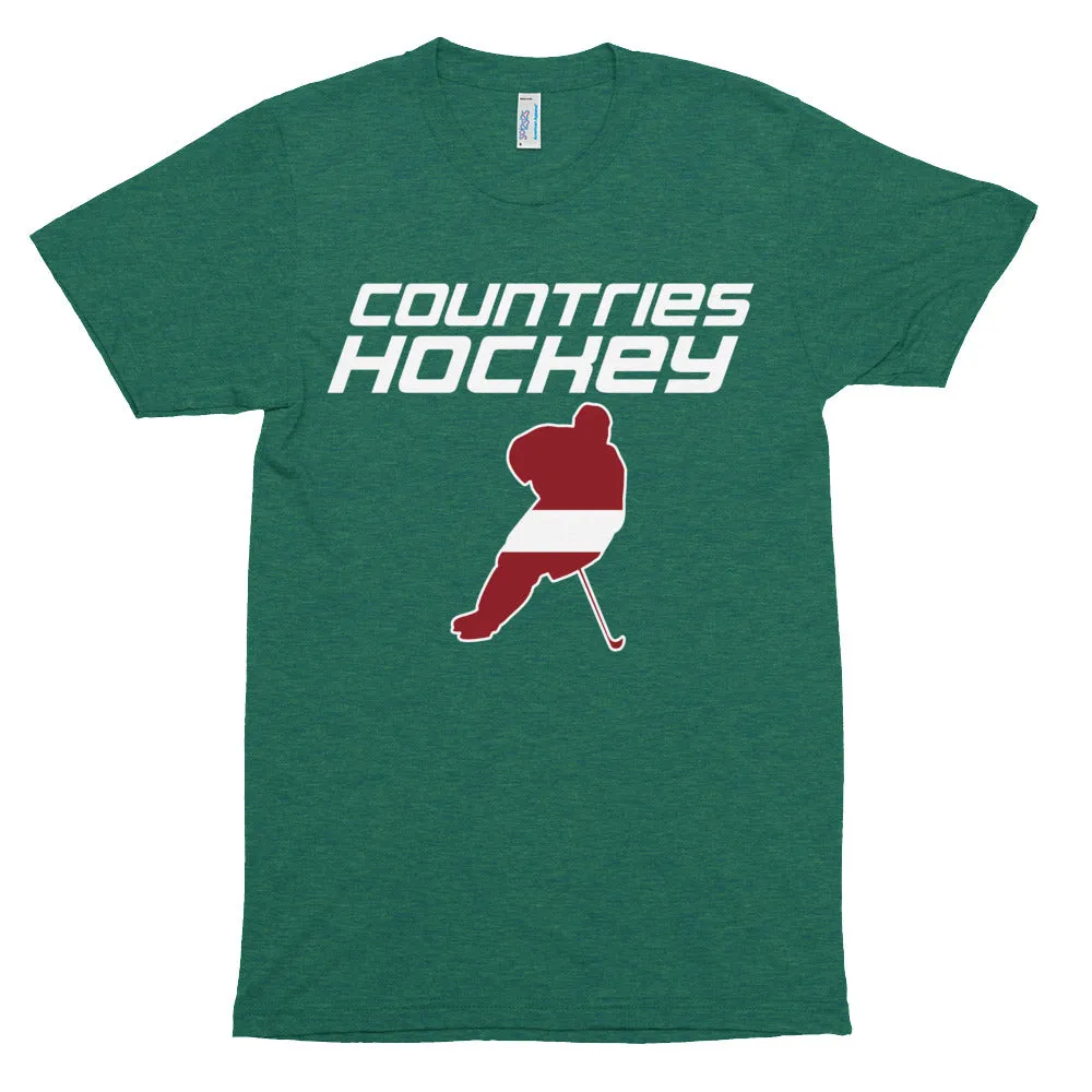 Compression Hockey T-shirt (unisex) | by Countries Hockey | Latvia Hockey