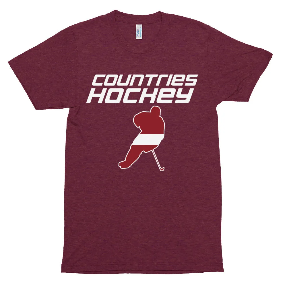 Compression Hockey T-shirt (unisex) | by Countries Hockey | Latvia Hockey