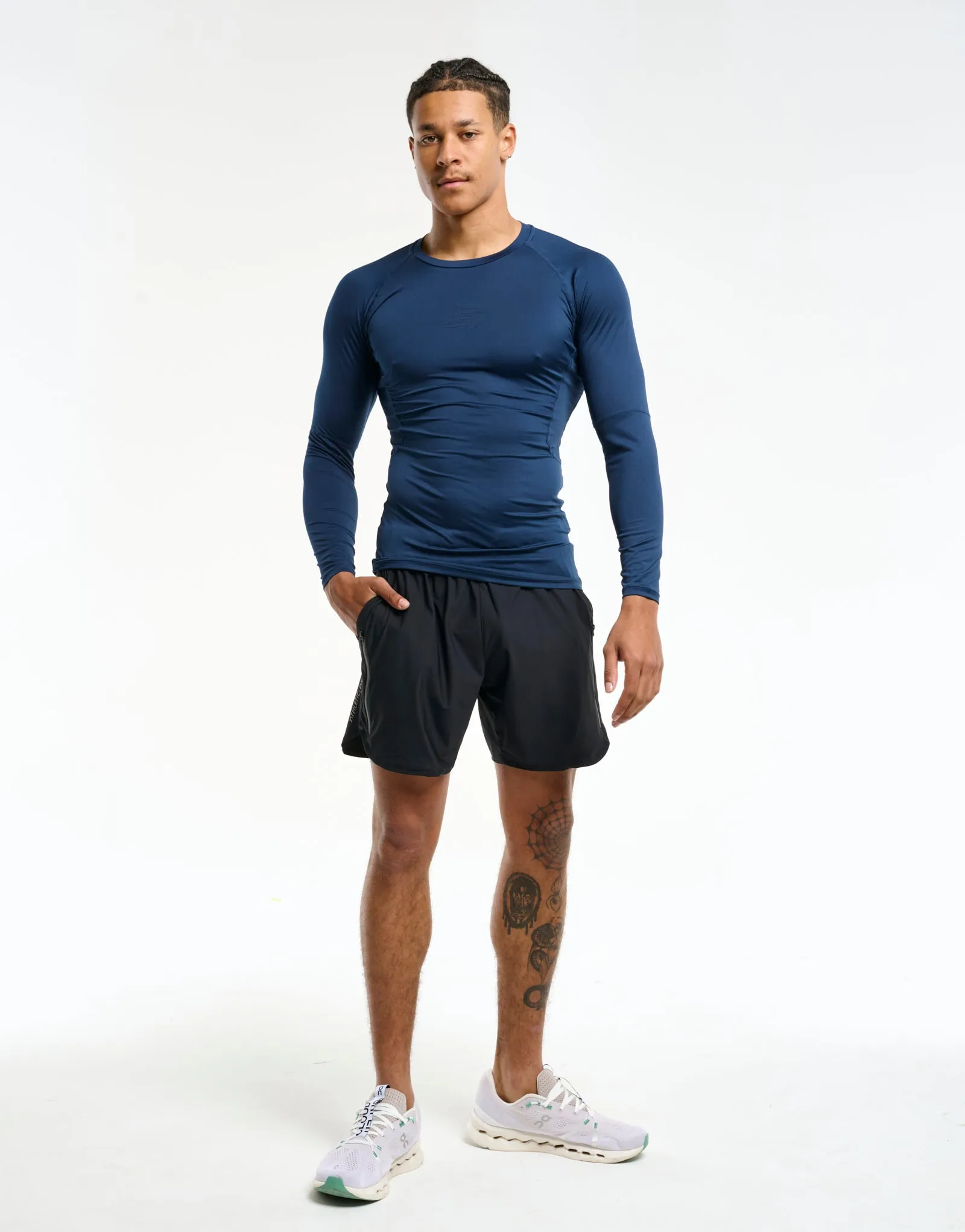 Compression Long Sleeve - Dark Blue