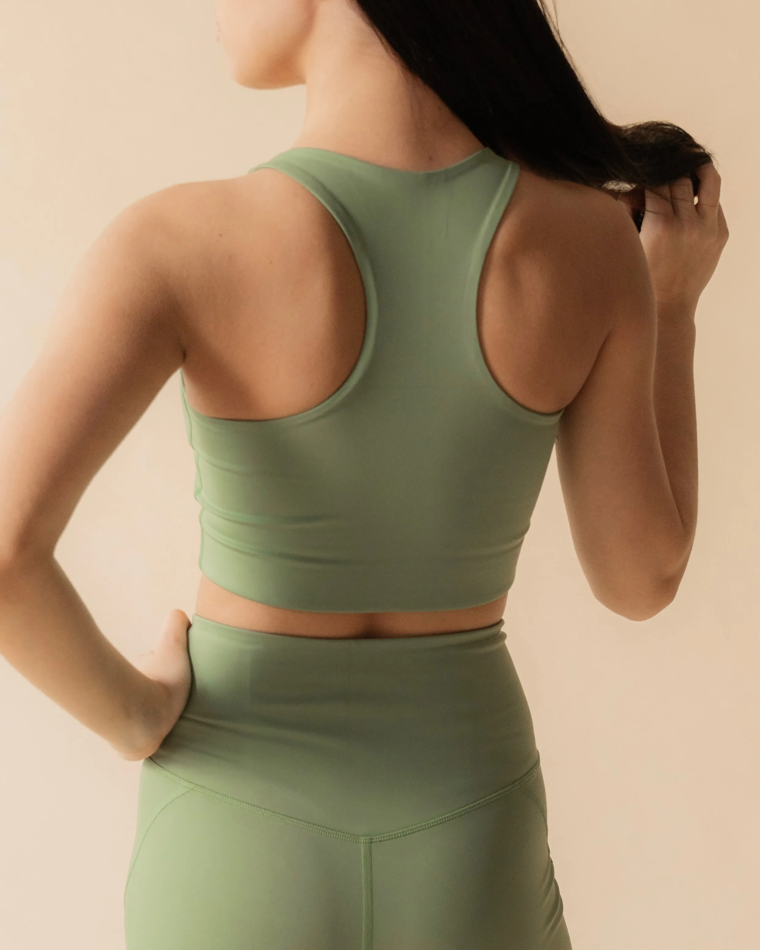 Compressive High-Rise Pocket Legging, Mantis