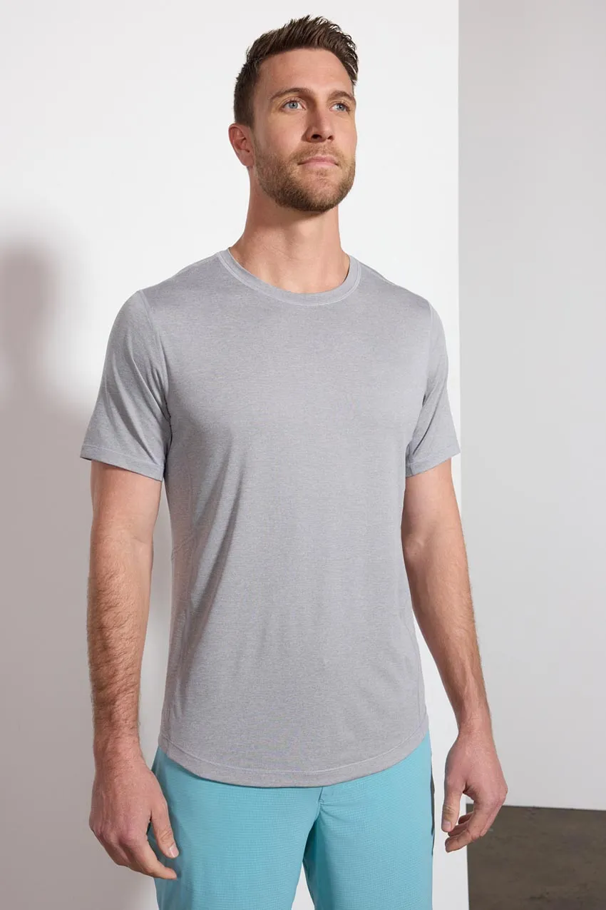 Conquer Tee - Sleet Melange