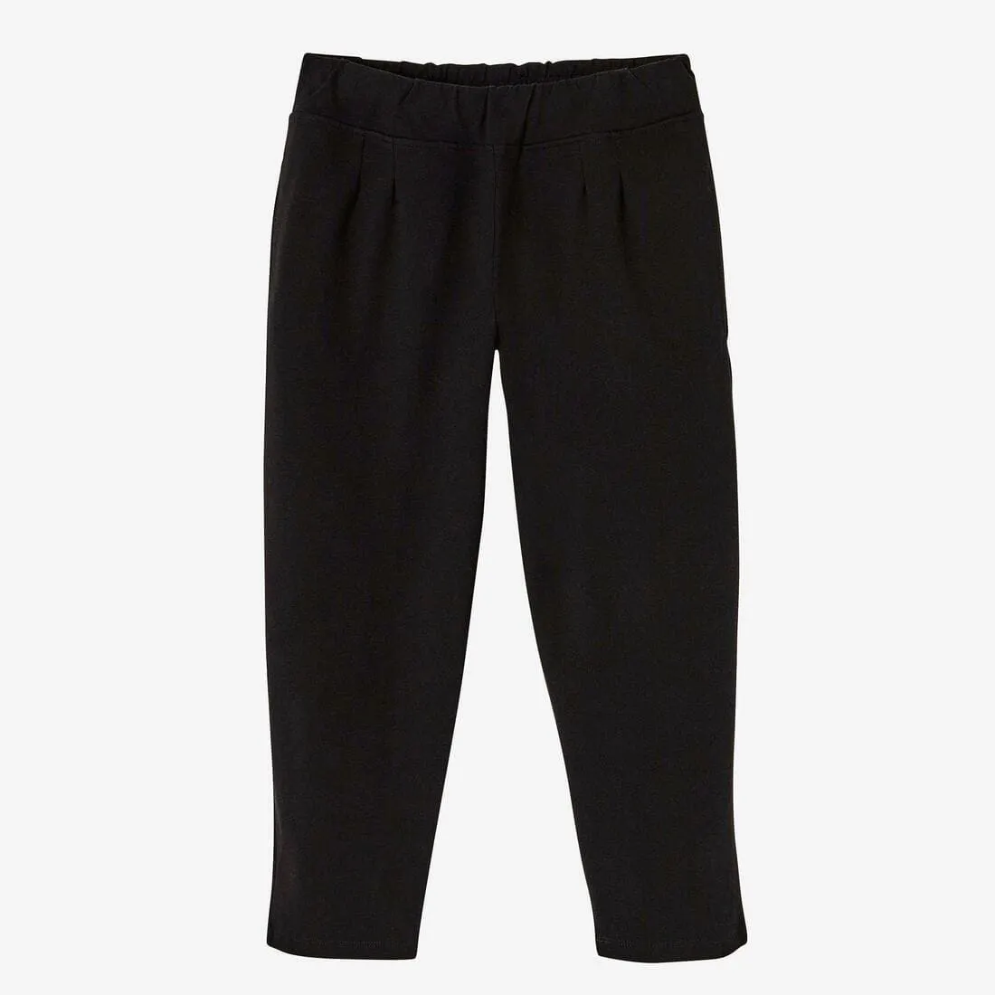Corsaire à pinces Coton Fitness Fit  Coupe ajustée Noir