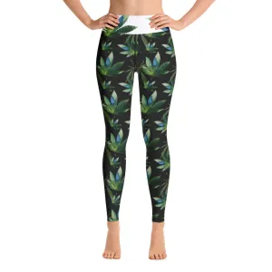 Crazy-Ass Leggings - Marijuana Leaves - Yoga Leggings
