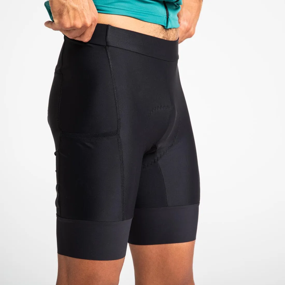 Cuissard vélo route sans bretelles homme RC500