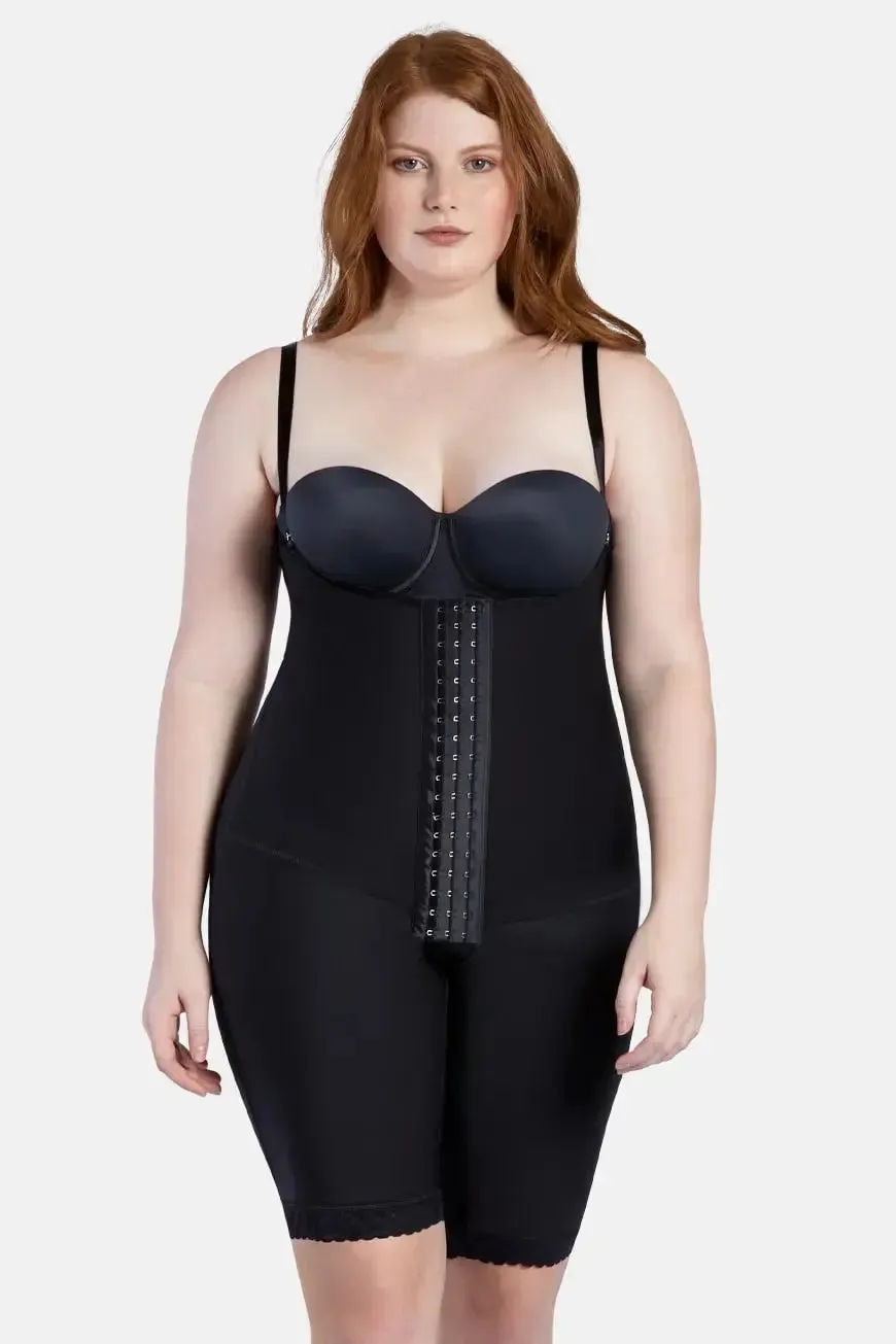 Curveez Full Body Suit with Butt Lifter and 3 Hook Closure