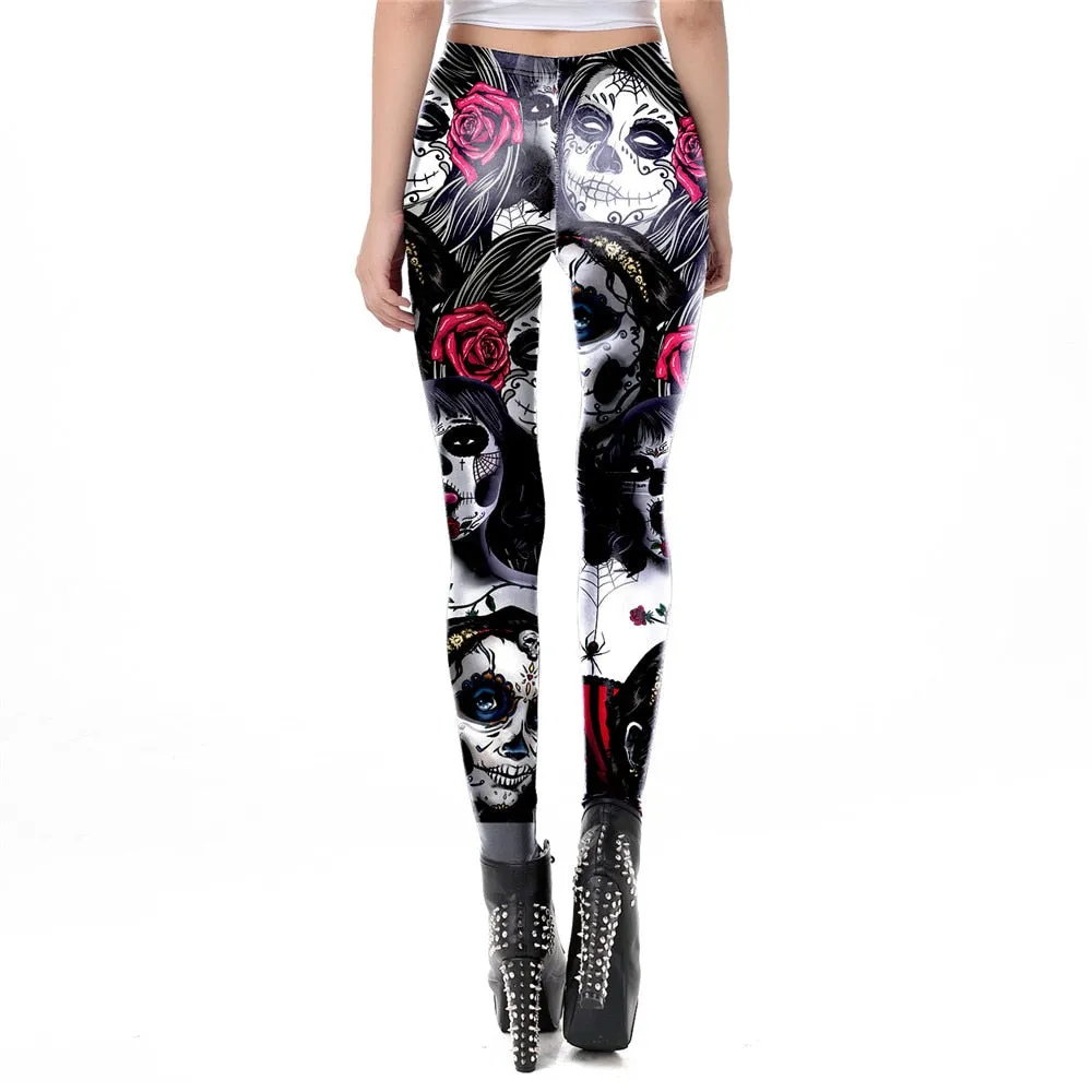 Dead Girl High Waisted Yoga Leggings