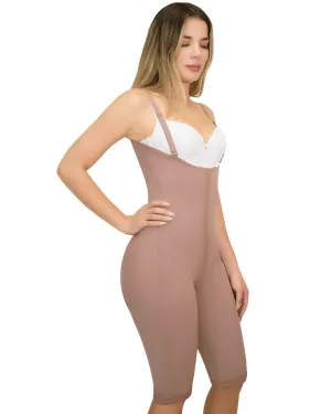Delie Fajas High Compression Girdle To The Knee With Straps And Braless