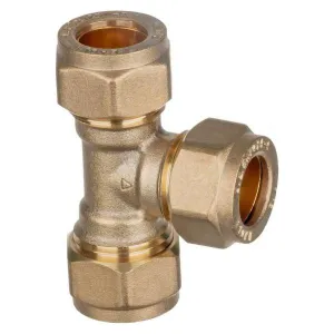 EasiPlumb Equal T Piece 15mm Comp 618