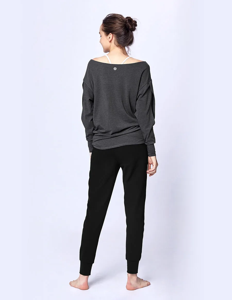 easyoga LA-VEDA Multipro Made Me Long  Sleeve - M29 M-Mid Gray