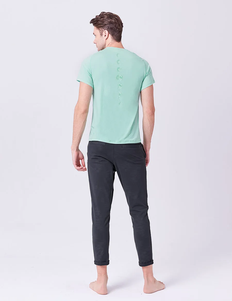 easyoga LA-VEDA Multipro Men's Lunisolar Tee - M1 M-Green