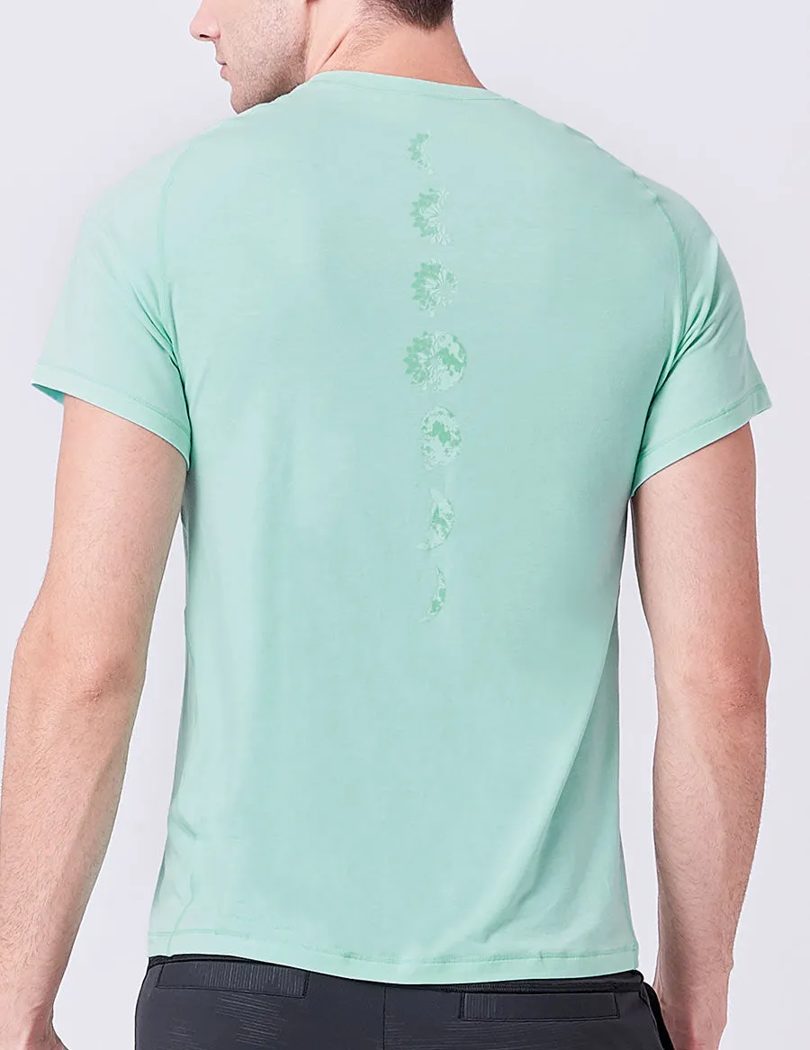 easyoga LA-VEDA Multipro Men's Lunisolar Tee - M1 M-Green